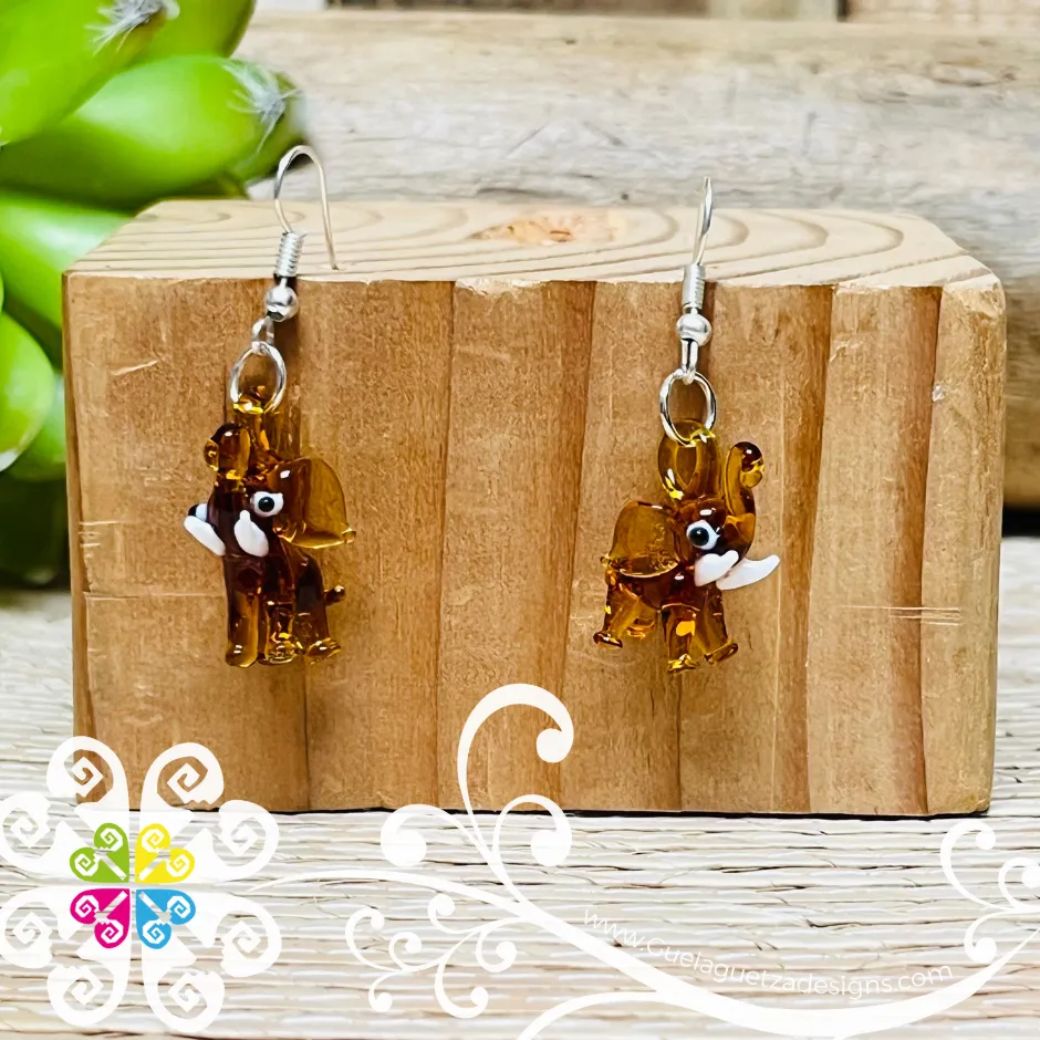 Animales - Artisan Glass Earrings
