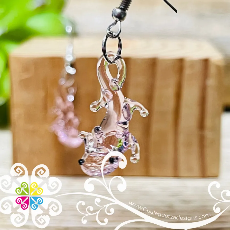 Animales - Artisan Glass Earrings