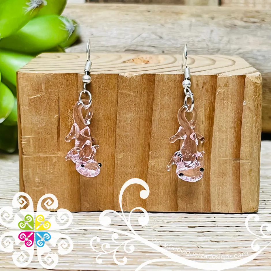 Animales - Artisan Glass Earrings