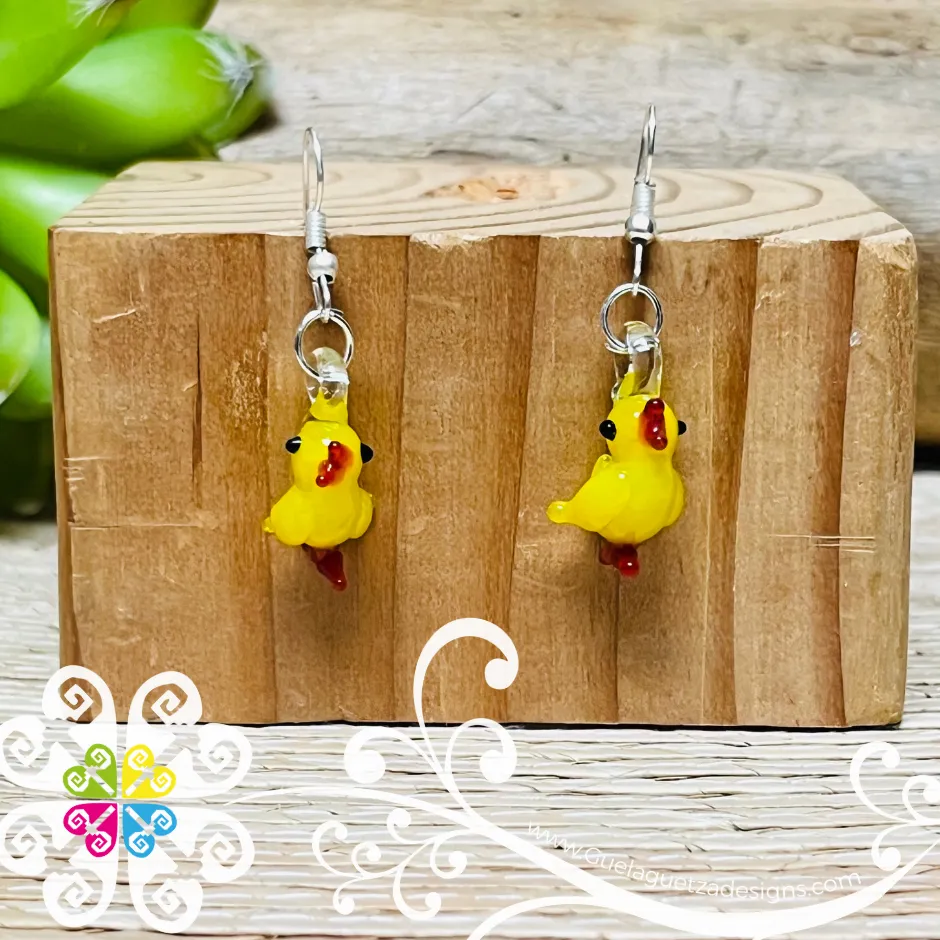 Birds - Artisan Glass Earrings