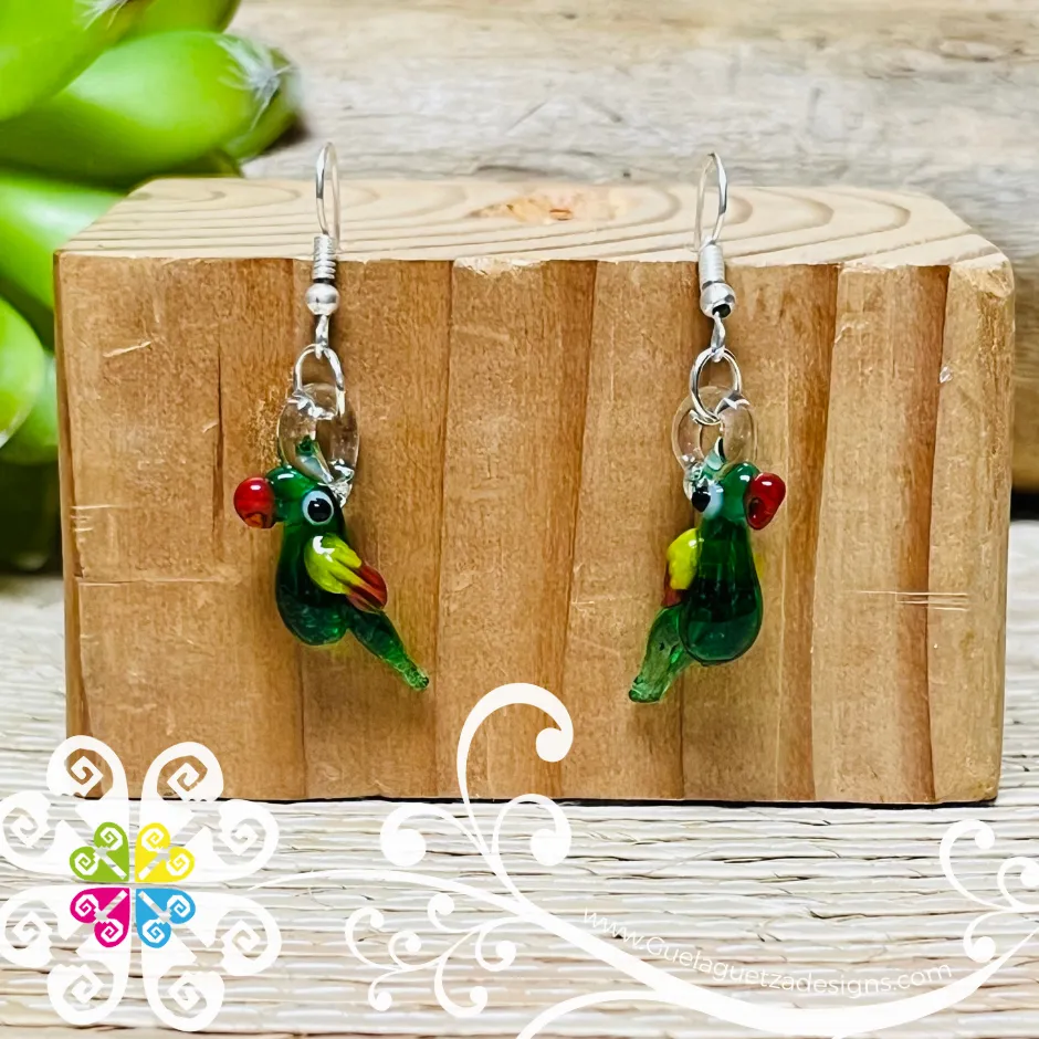 Birds - Artisan Glass Earrings