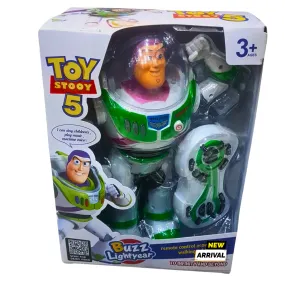 Buzz Lightyear Remote Control Action Figure | Singing & Walking Toy for Kids | Toy Story Inspired | Age 3 