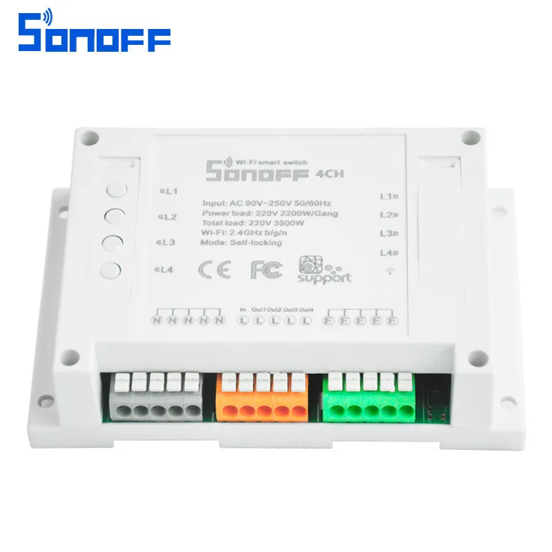 Channel  Remote Control smart WiFI Switch Home Automation Module