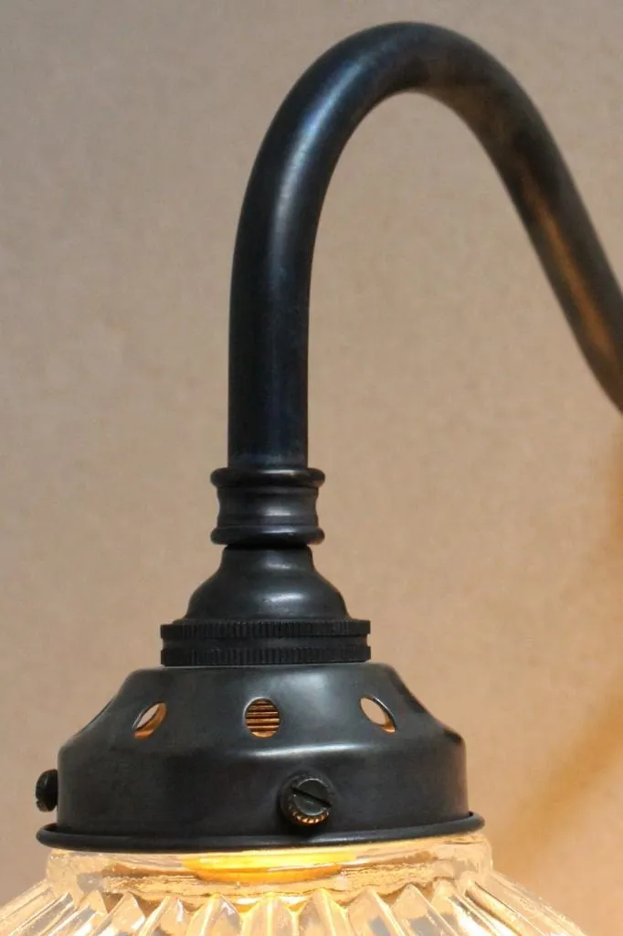 Como Glass Gooseneck Chandelier