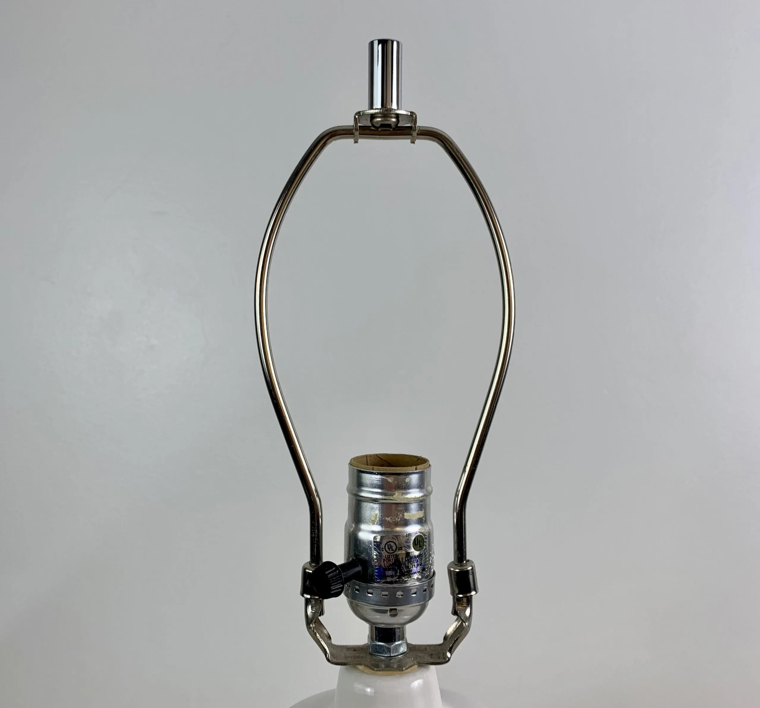 Crate & Barrel Table Lamp, Small, Bristal White, Ceramic