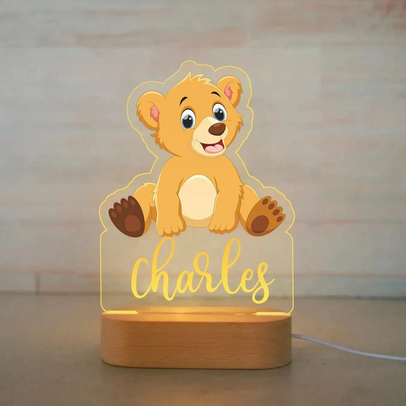 Custom Personalized USB LED Night Light
