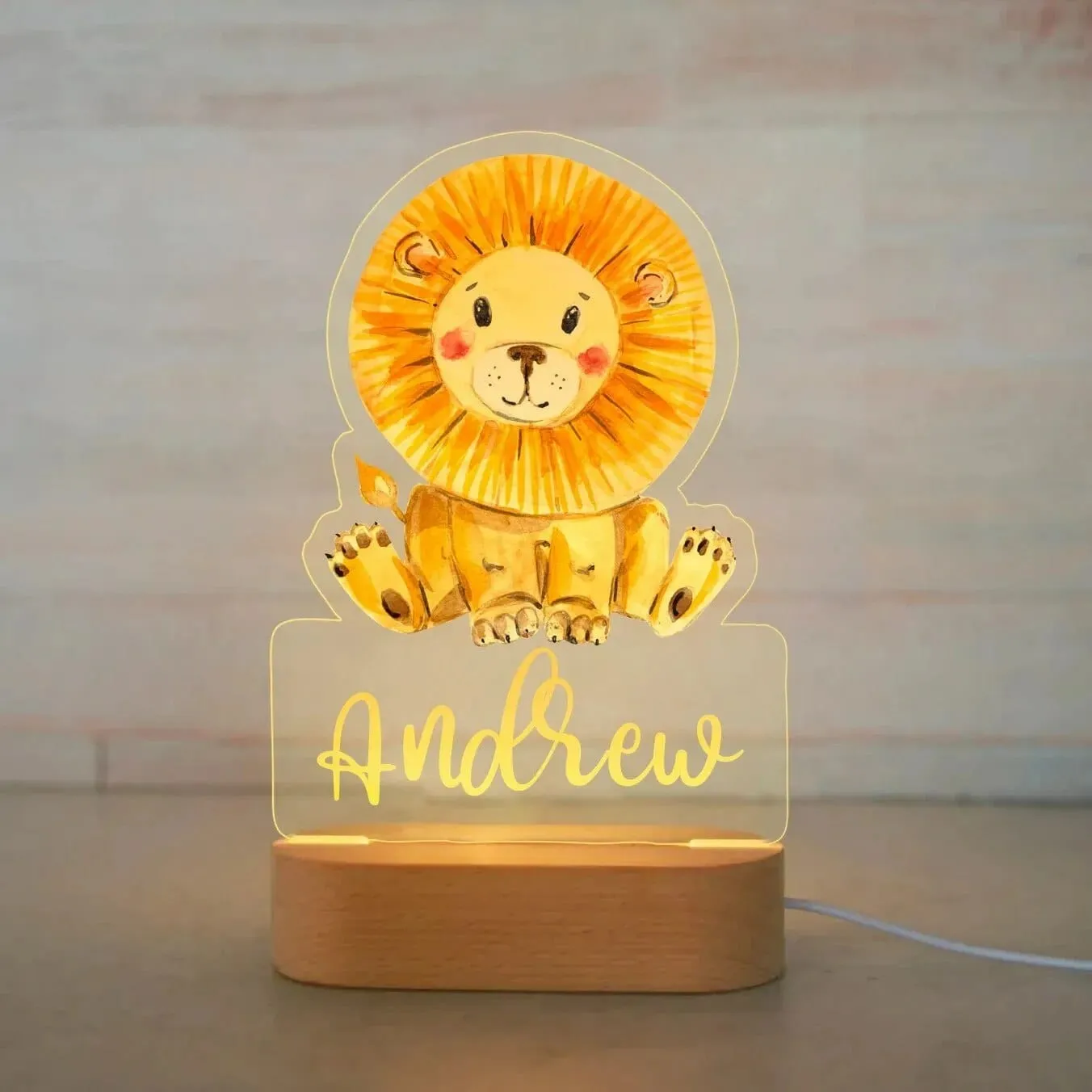 Custom Personalized USB LED Night Light