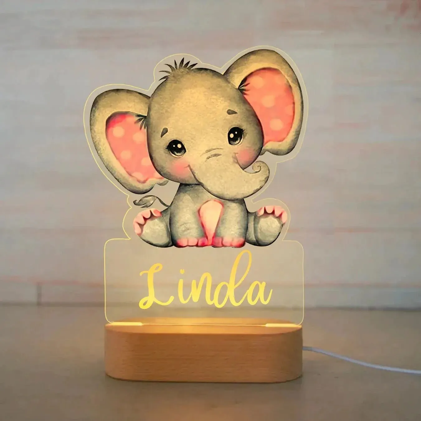 Custom Personalized USB LED Night Light