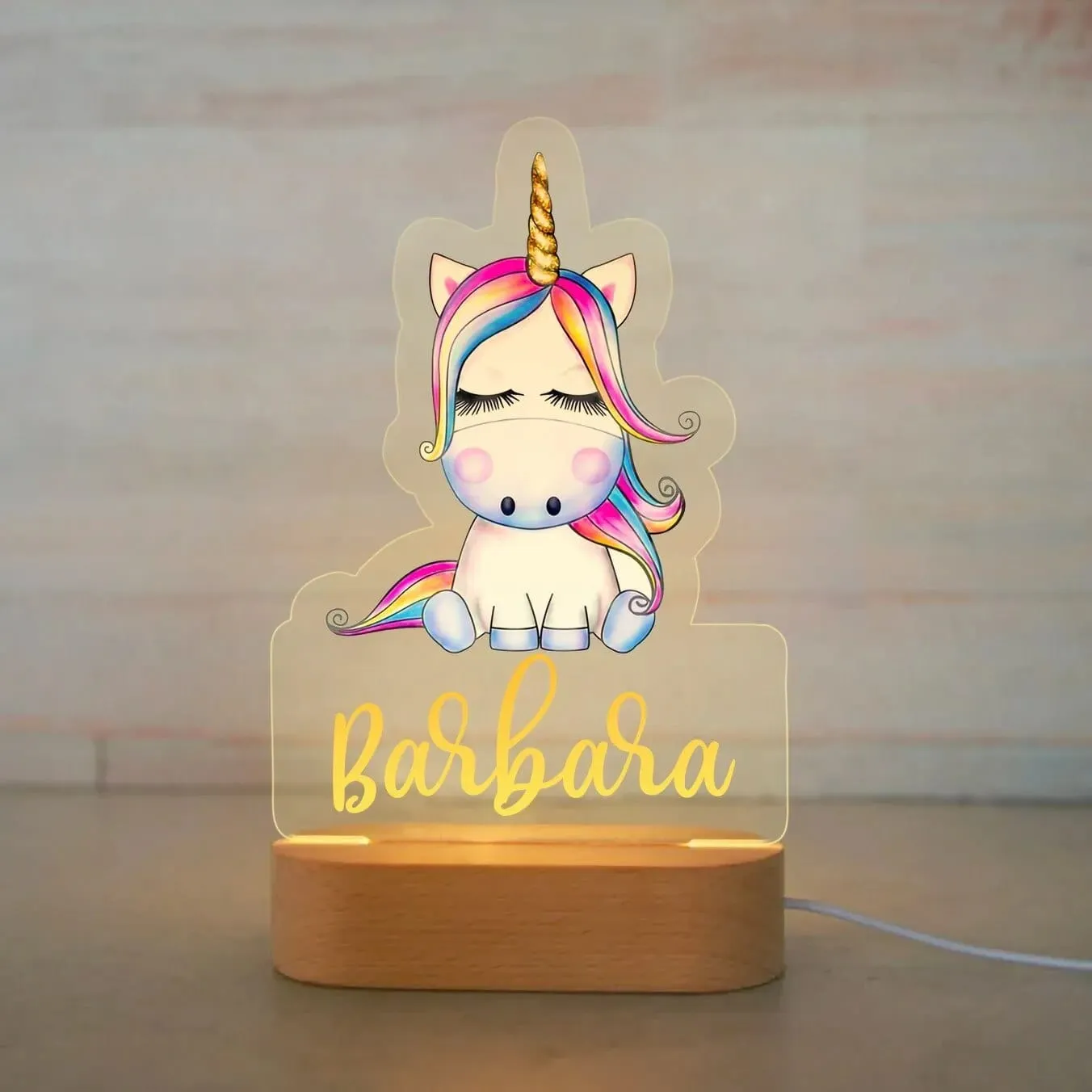 Custom Personalized USB LED Night Light