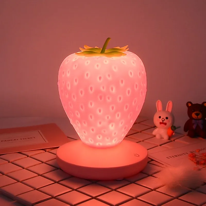 Cute Strawberry Lamp
