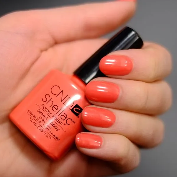 Desert Poppy * CND Shellac