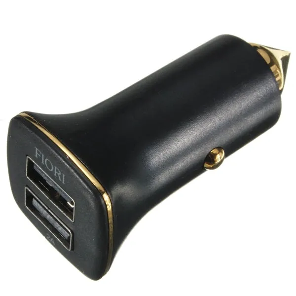 Dual USB Car Charger Power Adapter Cigarette Lighter Socket 12V