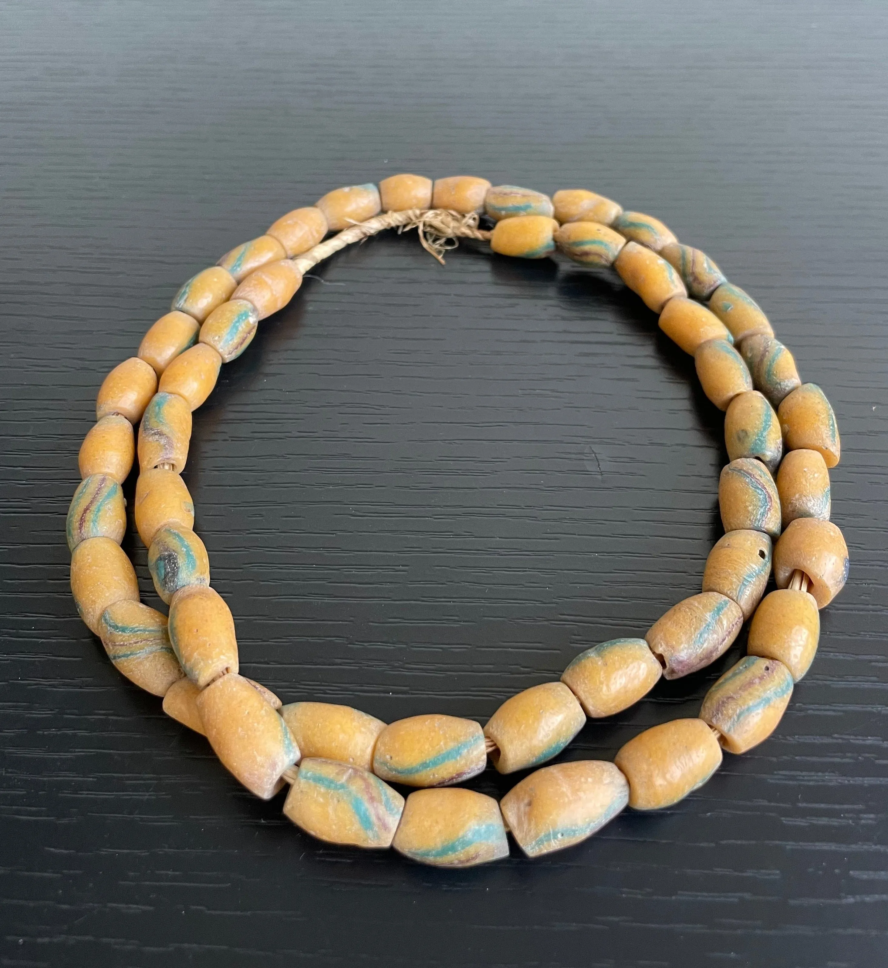 Ghana Sandcast Glass Trade Beads