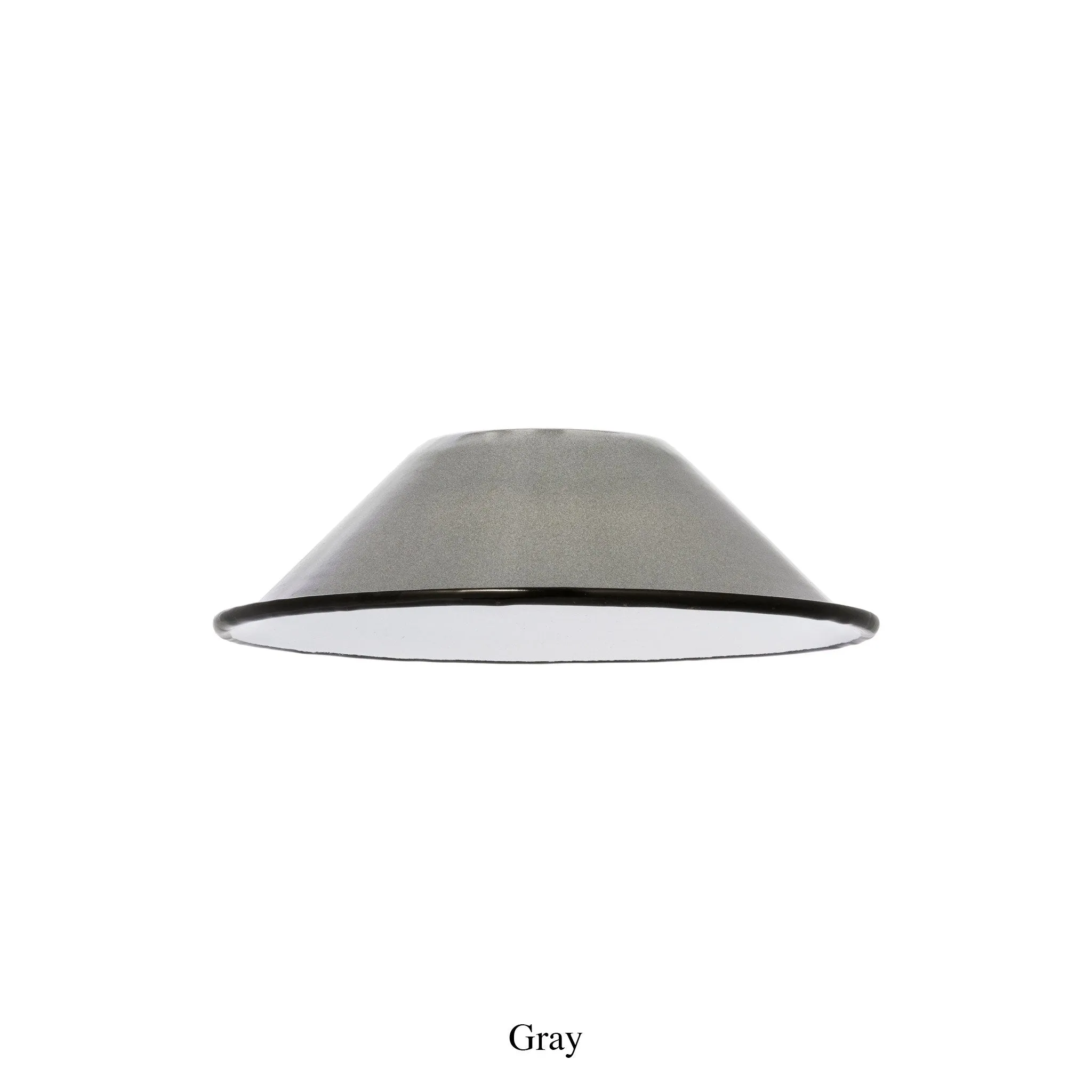 HEAVY DUTY ENAMEL IRON LAMPSHADE Ø21