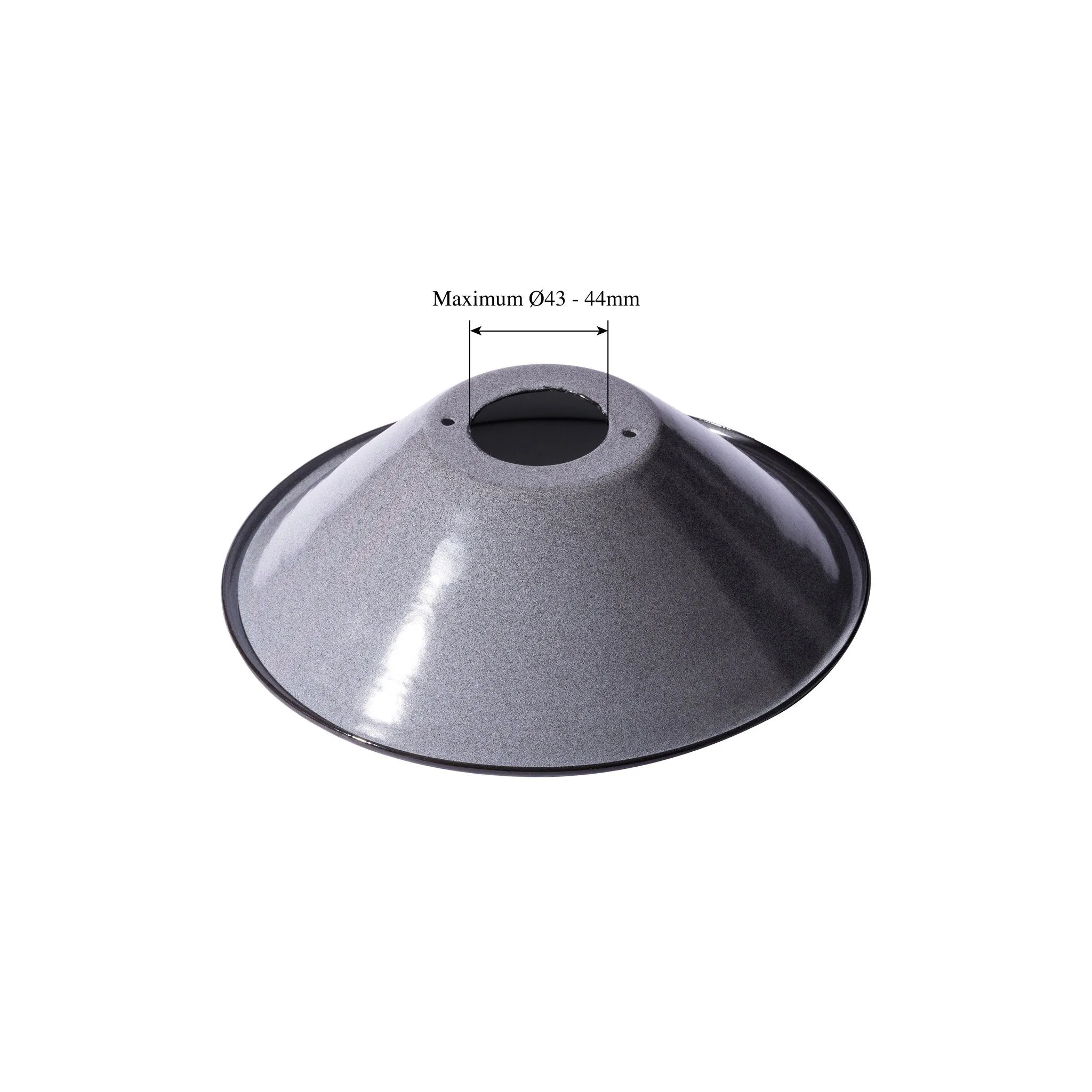 HEAVY DUTY ENAMEL IRON LAMPSHADE Ø21