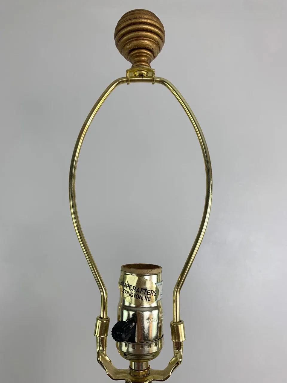 Lampcrafters Table Lamp, Green, Red, Gold, Traditional