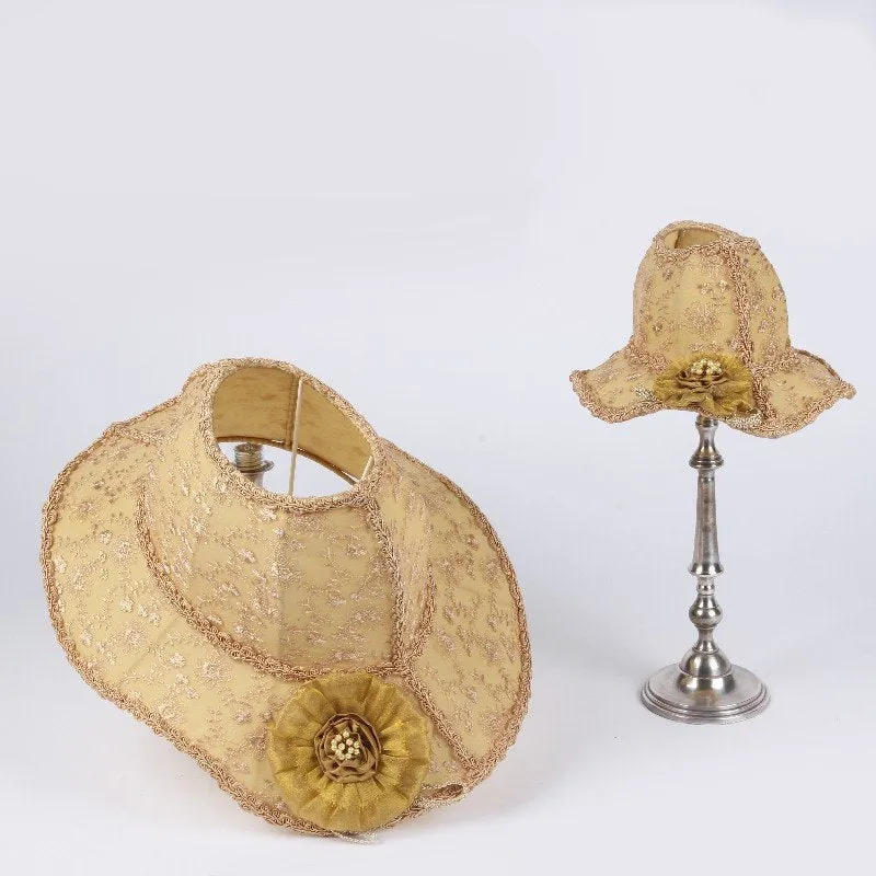 Lampshade Chapeau Or Large Creme