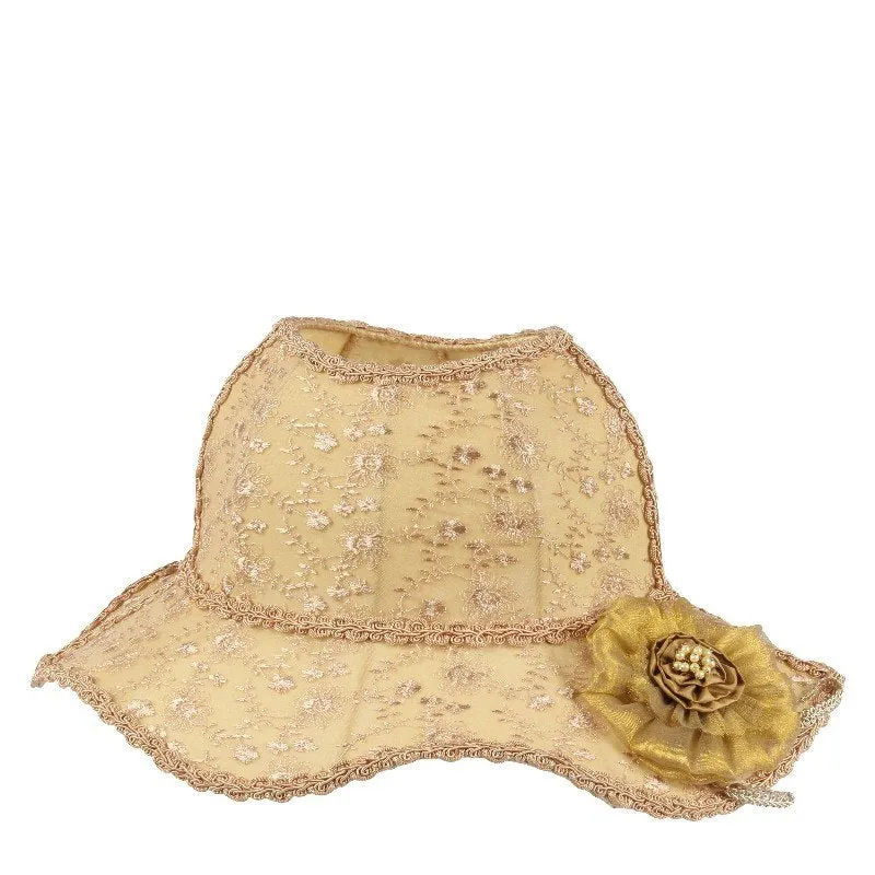 Lampshade Chapeau Or Large Creme