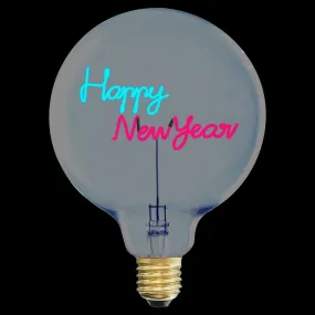 LED Filament Bulb Happy New Year