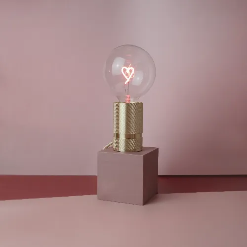 LED Filament Bulb Heart