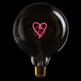 LED Filament Bulb Heart