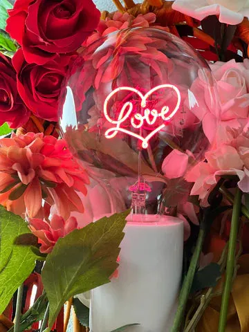 LED Filament Bulb Love (Heart)