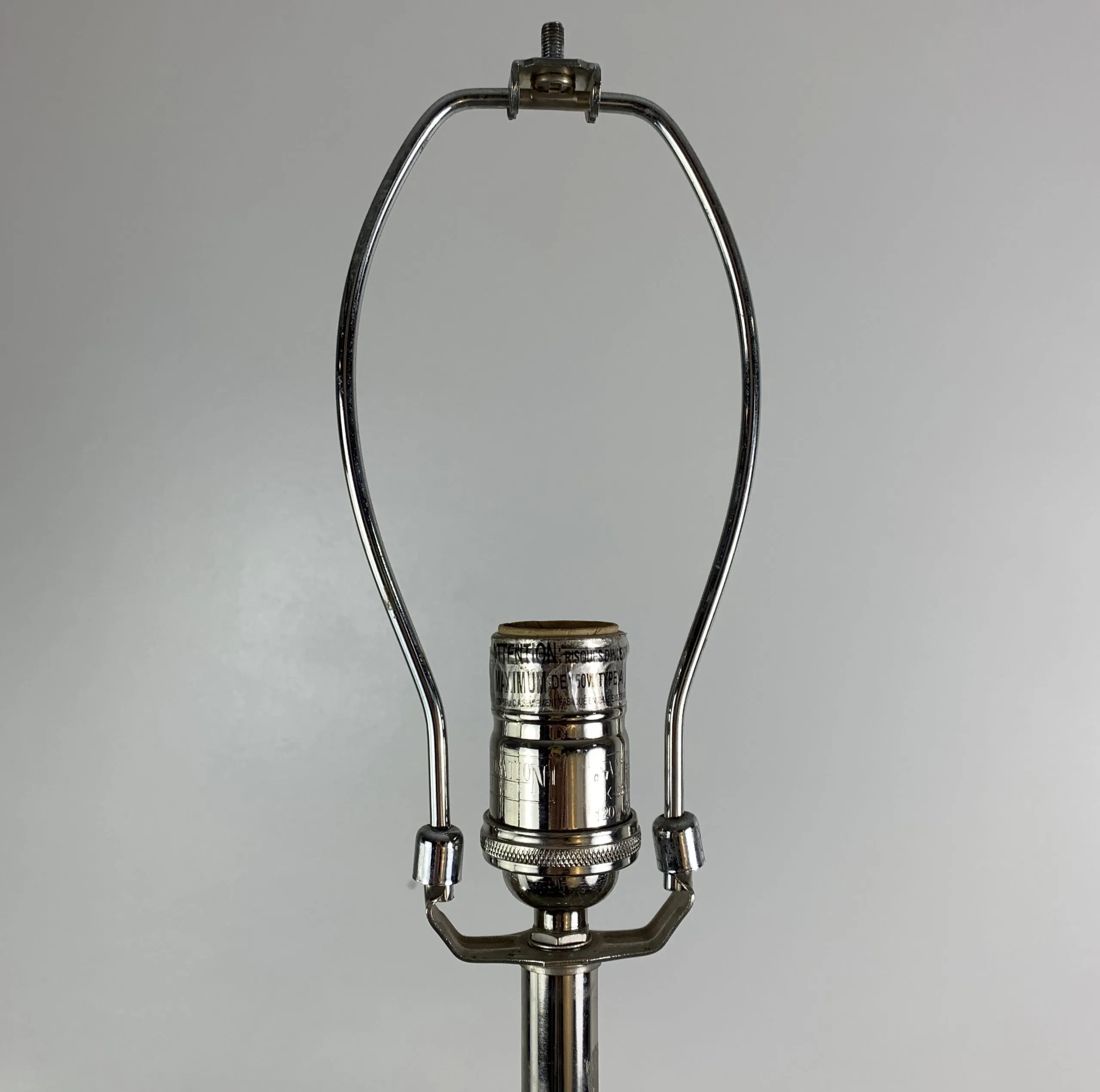 Restoration Hardware Floor Lamp, Nickel, Glass, Contemporary