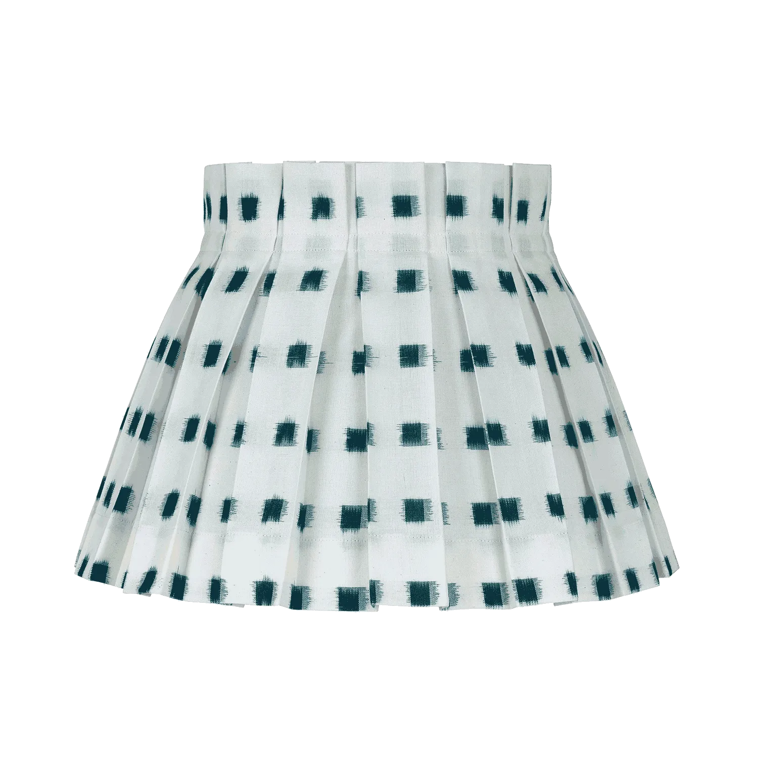 Small Green Squares Cover Empire Lampshade 24cm