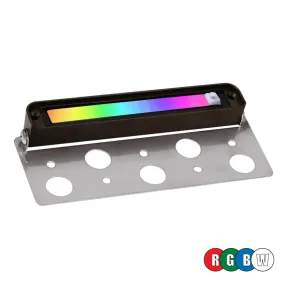 STBR05 7 Inch 3W RGBW LED Retaining Wall Lights, Hardscape Color Changing 12V-24V Low Voltage Landscape Lights