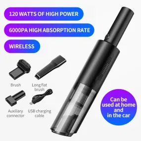Wireless Car Vacuum Cleaner Portable Handheld Cordless Strong