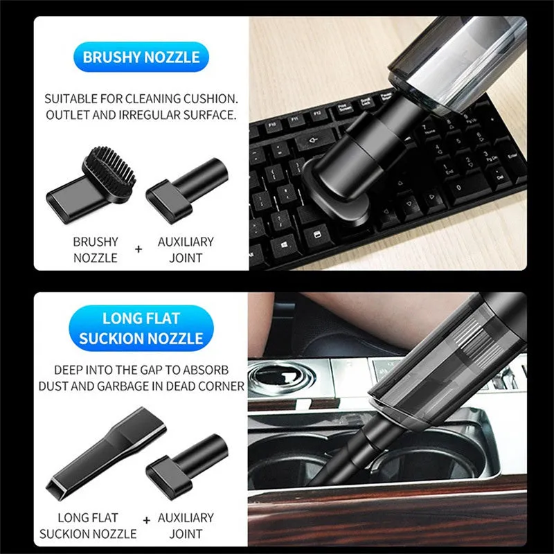 Wireless Car Vacuum Cleaner Portable Handheld Cordless Strong
