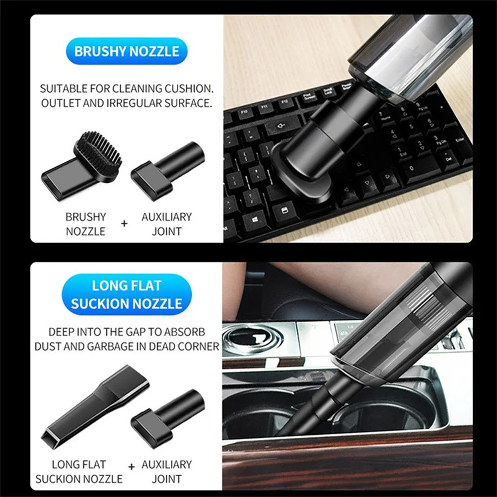Wireless Car Vacuum Cleaner Portable Handheld Cordless Strong