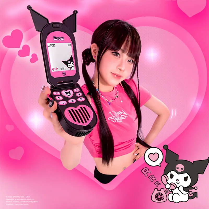 Y2K Kuromi Flip Phone Fan