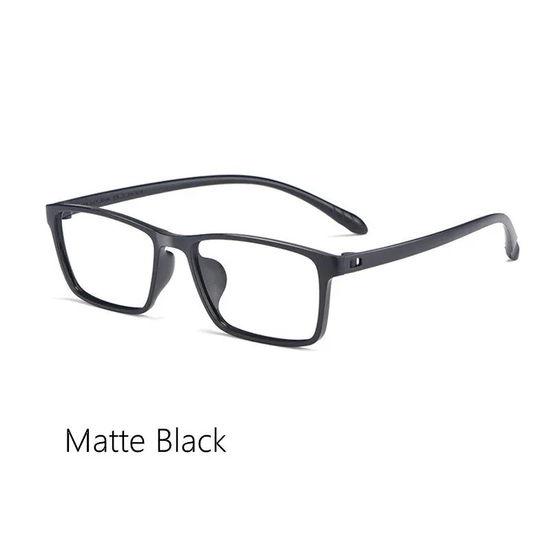 Yimaruili Unisex Full Rim Square Tr 90 Ultem Anti Blue Light Reading Glasses X1/X2